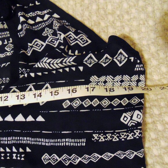 Vintage Soft Grunge Tribal Boho Festival Tank Halter Top | Spence 40” Bust Black - Picture 6 of 7